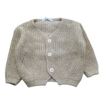 Manuel & Frank Cardigan Tinta Unita  per Neonato MF4178I BEIGE MANUEL & FRANK 