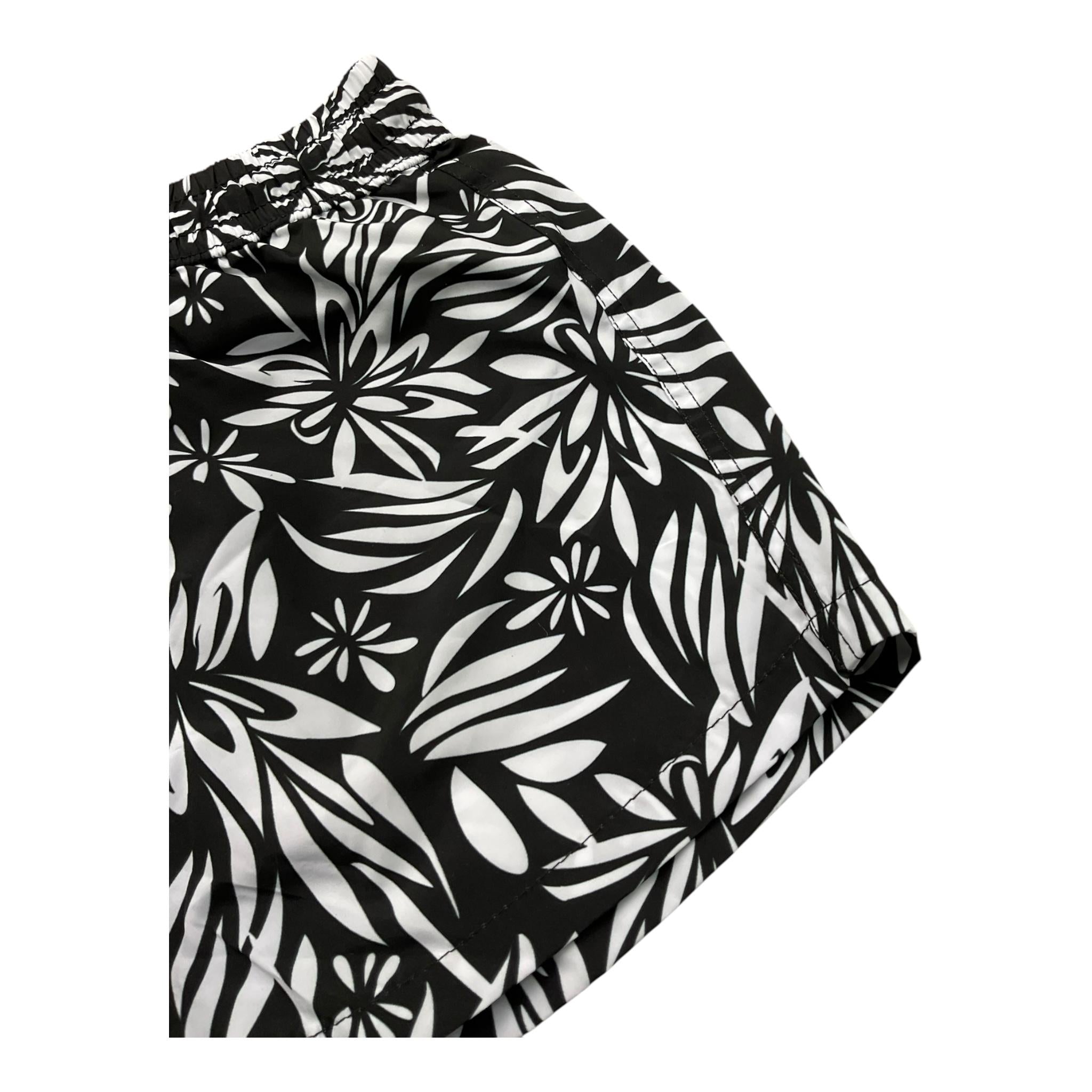 Paolo Pecora Costume Modello Boxer Tinta Unita con Fantasia per Bambino PP20011 NERO PAOLO PECORA 