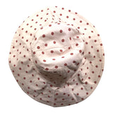 Zhoe &amp; Tobiah Solid Color Pink Polka Dot Fisherman Hat For Girls