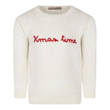 LA STUPENDERIA maglia tinta unita con stampa Panna per Bambino WCPL21 PANNA LA STUPENDERIA 