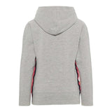 Name.It Solid Color Hooded Sweatshirt Gray For Girls