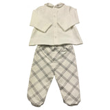 LE BEBE' completo 2 pezzi shirt-ghettina tinta unita Bianco per Neonata LBG5973 BIANCO LE BEBE' 