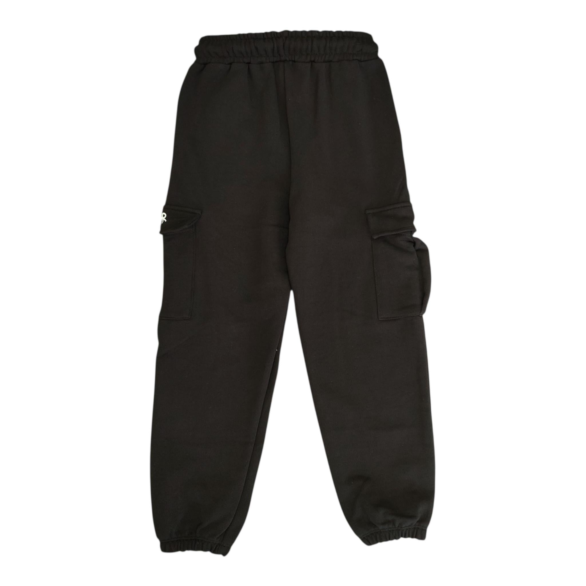 DISCLAIMER pantalne tinta unita modello tuta con tasconi Nero per Bambino 24IDK58350 NERO DISCLAIMER 