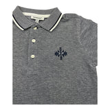 3Pommes Polo Half Sleeve Solid Color Grey for Boys