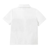 Missoni Shirt Half Sleeve Solid Color White For Boys