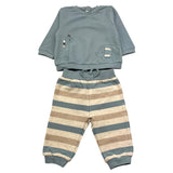 MAYORAL completo 2 pezzi felpa-pantalone bicolore Azzurro per Neonato 26233 AZZURRO MAYORAL 