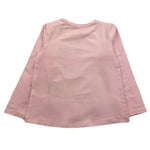GUESS shirt girocollo tinta unita con stampa Rosa per Neonata K4YI11K6YW4X ROSA GUESS 