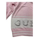 GUESS maglia girocollo tinta unita coon logo Rosa per Neonata K4YR00Z3GW00 ROSA GUESS 