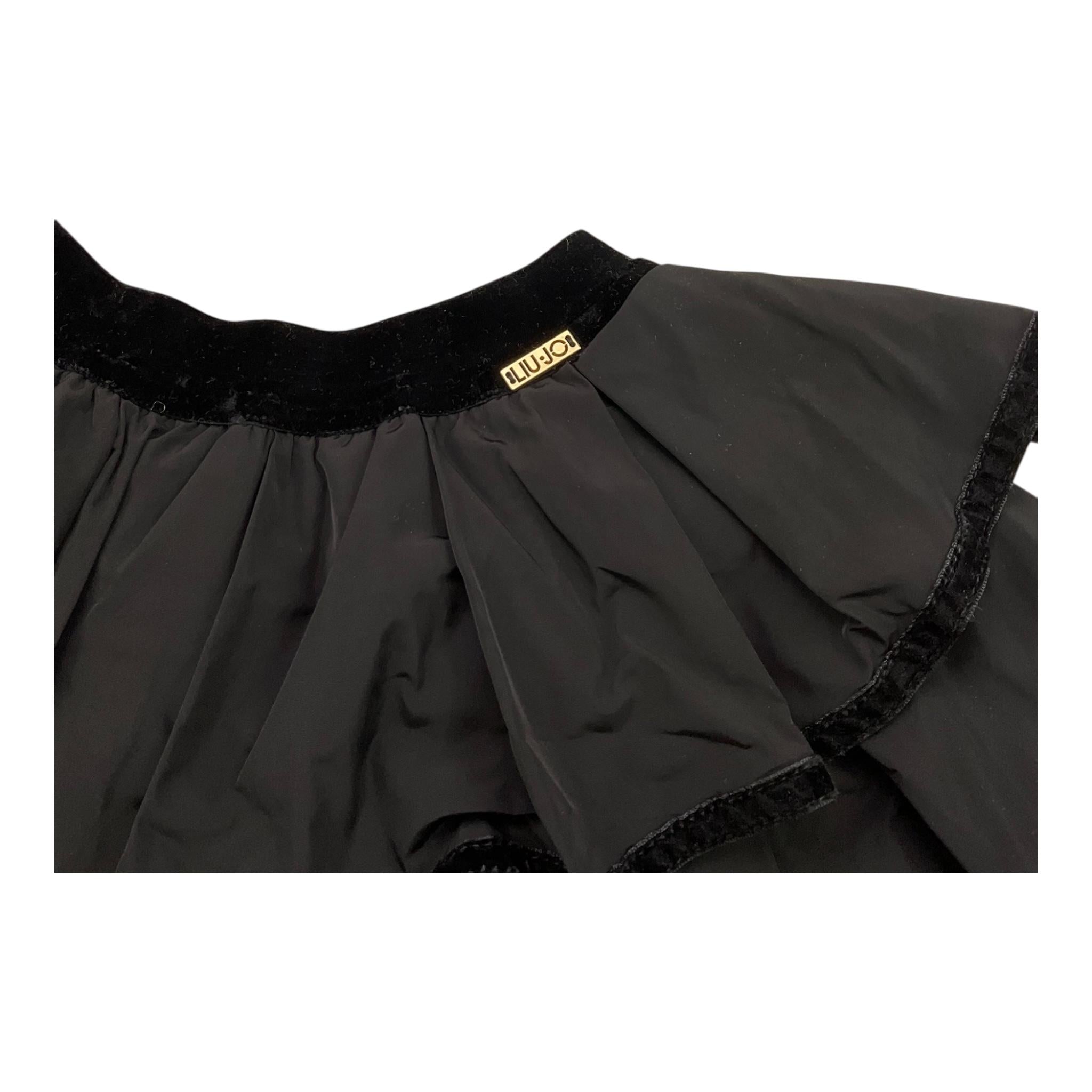 LIU JO gonna tinta unita con elastico in vita Nero per Neonata KF4134N NERO LIU JO 