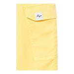 Msgm Gonna In Denim Tinta Unita con Girovita Regolabile per Bambina S5MSJGSK108 GIALLO MSGM 