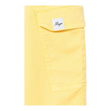 Msgm Gonna In Denim Tinta Unita con Girovita Regolabile per Bambina S5MSJGSK108 GIALLO MSGM 