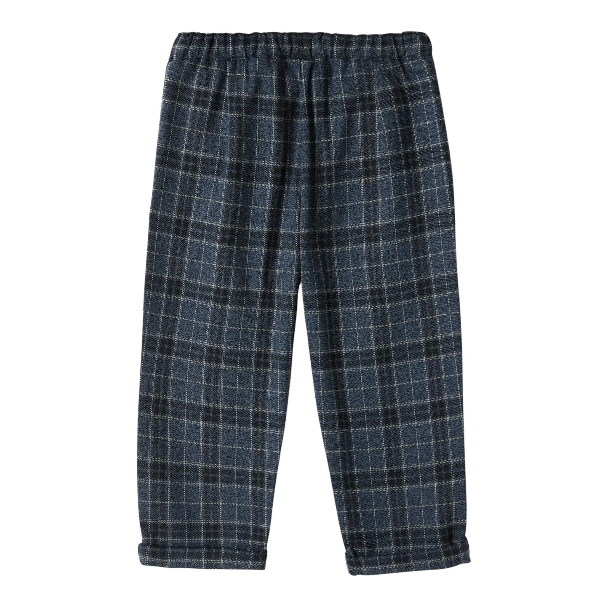 IL GUFO pantalone tinta unita con fantasia a righe Blu per Bambina A24PL291W3067 BLU IL GUFO 