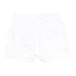 Moschino Bermuda tinta unita con Logo Bianco per Bambino MUQ018JXXXX BIANCO MOSCHINO 