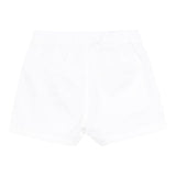 Moschino Bermuda tinta unita con Logo Bianco per Bambino MUQ018JXXXX BIANCO MOSCHINO 