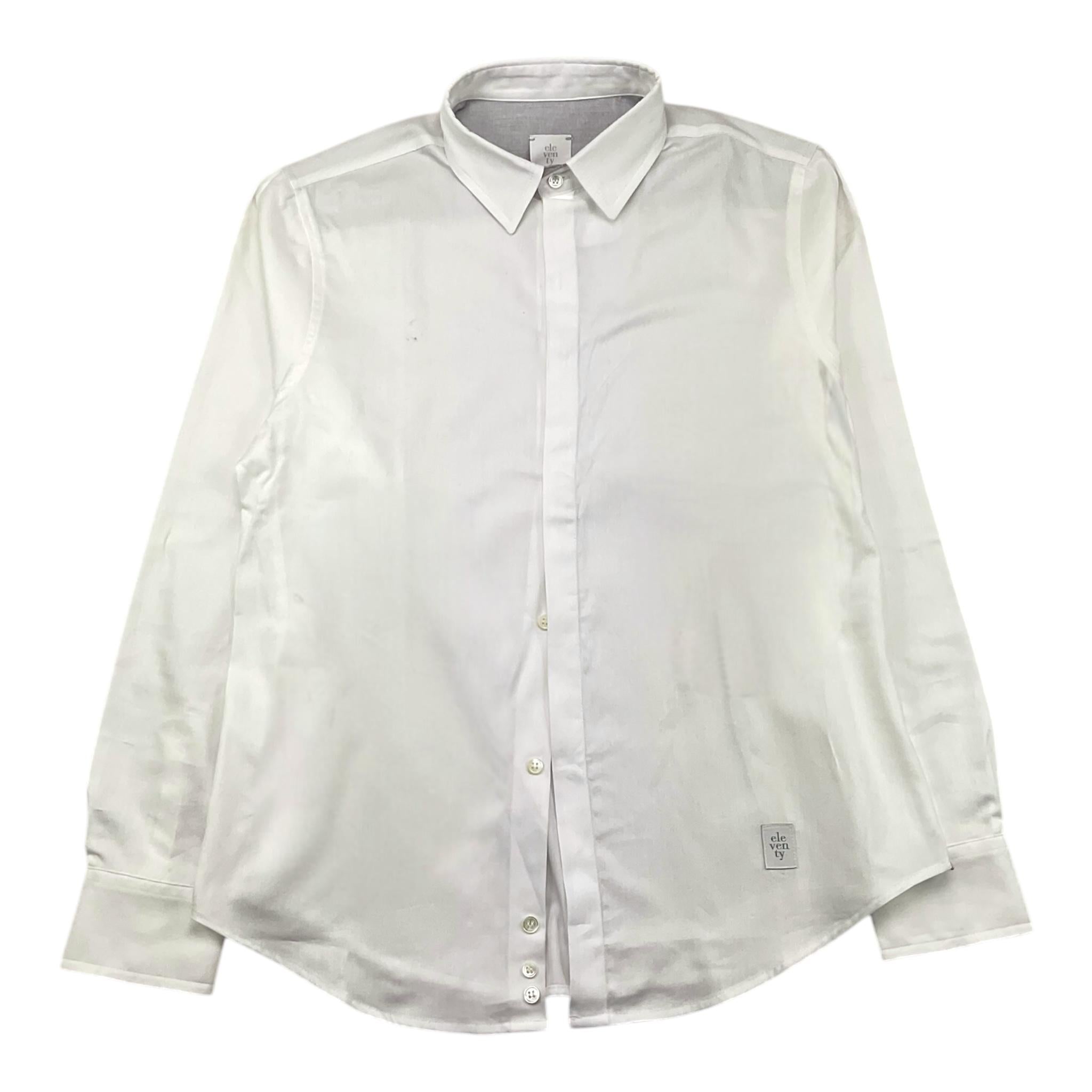 ELEVENTY camicia manica lunga tinta unita Bianco per Bambino ET5P20 BIANCO ELEVENTY 