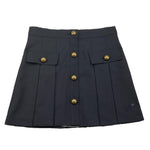 PHILOSOPHY gonna tinta unita con bottoni in contrasto Blu per Bambina PFGO018 BLU PHILOSOPHY 