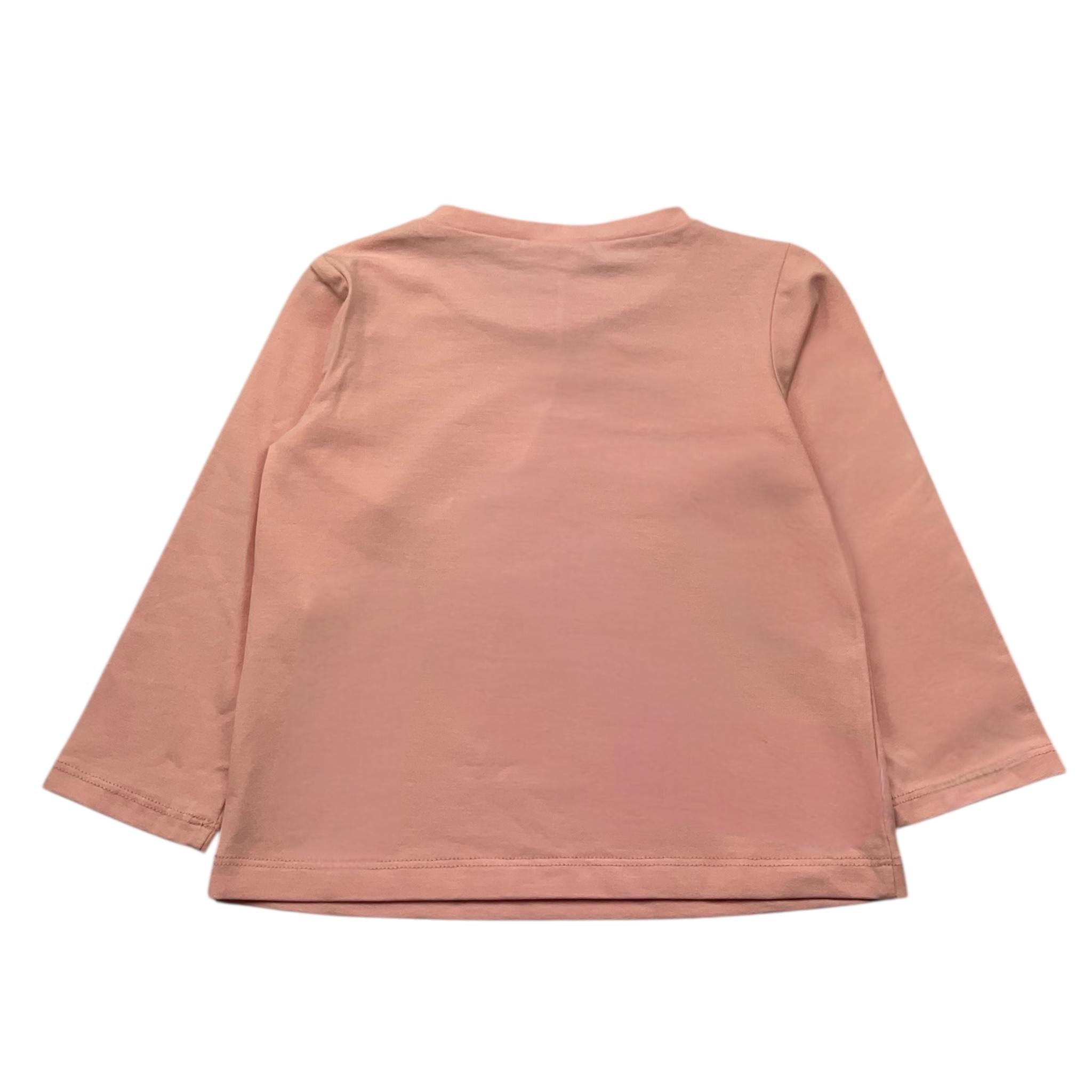 Liu Jo Shirt Tinta Unita Girocollo con Brillantini per Neonata KF4069X ROSA LIU JO 