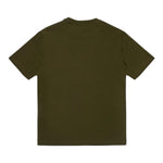DSQUARED2 t-shirt girocollo tinta unita con stampa in contrasto Verde per Bambino DQ2464 VERDE DSQUARED2 