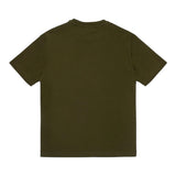 DSQUARED2 t-shirt girocollo tinta unita con stampa in contrasto Verde per Bambino DQ2464 VERDE DSQUARED2 