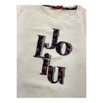 LIU JO shirt gircollo tinta unita cn stampa logo Bianco per Bambina GF3011 BIANCO LIU JO 