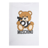 Moschino Completo 2 Pezzi T-Shirt-Short per Neonata MAG01O BIANCO/FUXIA MOSCHINO 