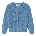 NAME IT cardigan tinta unita traforato Azzurro per Bambina 13231277 AZZURRO NAME IT 