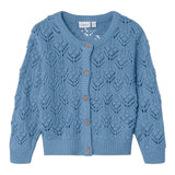 NAME IT cardigan tinta unita traforato Azzurro per Bambina 13231277 AZZURRO NAME IT 