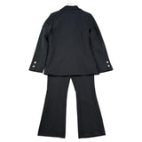 John Richmond Completo 2 Pezzi Giacca-Pantalone Tinta Unita per Bambina RGP26179JP NERO JOHN RICHMOND 