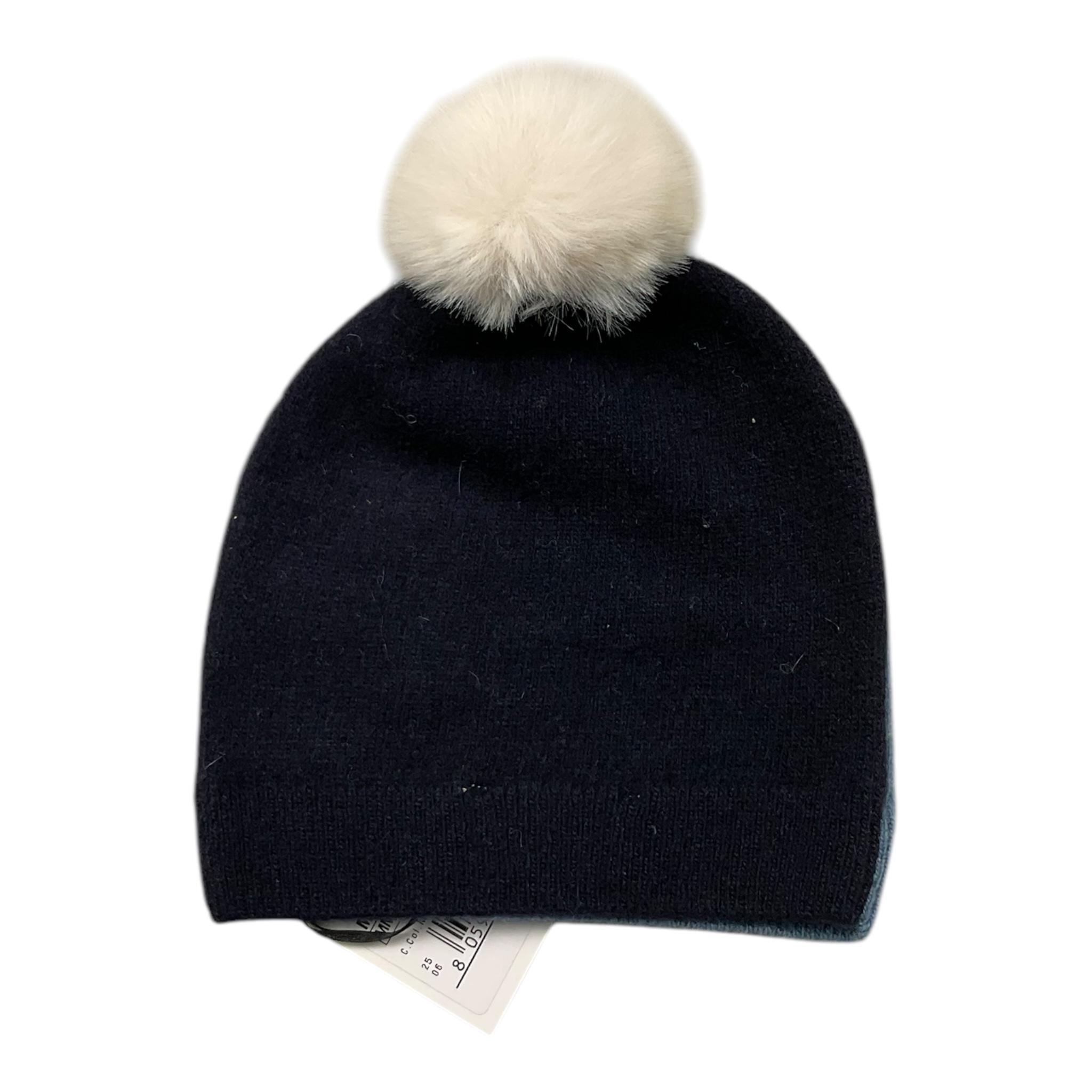 MOSCHINO cappello tinta unita con stampa Blu per Neonato MMX04 BLU MOSCHINO 