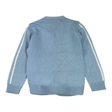 Daniele Alessandrini Cardigan Solid Color with Buttons and Logo Light Blue for Newborns