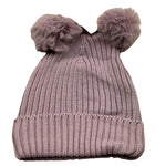 CND cappello tinta unita cn pon pon Lilla per Neonata 948816 LILLA CND 