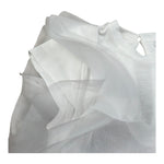 M+E' T-Shirt Girocollo Tinta Unita con Tulle per Neonata UE1768N BIANCO M+E' 