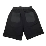 Patriot Bermuda Solid Color Elastic Waist Black For Boys