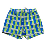 Moschino Bermuda Bicolore con Fantasia A Righe per Neonato MUQ01S VERDE/BLU MOSCHINO 