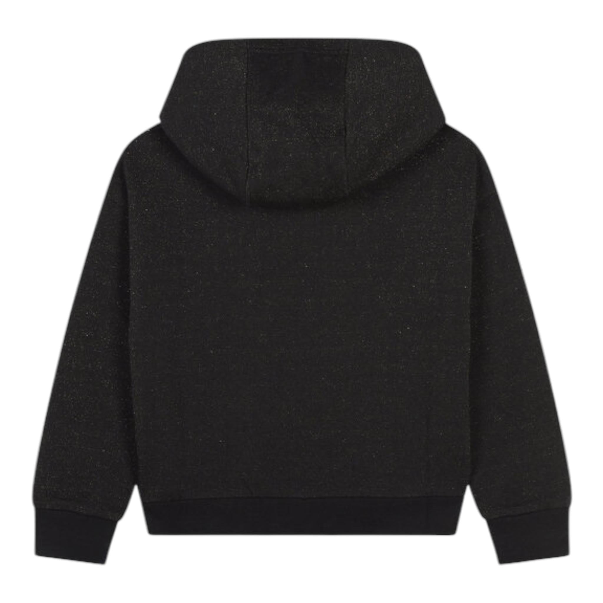 MICHAEL KORS felpa con cappuccio tinta unita glitter Nero per Neonata R30154N NERO MICHAEL KORS 