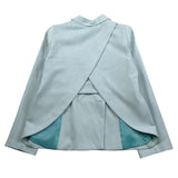 Vicolo Giacca Tinta Unita con Bottoni per Bambina 3145J00049X VERDE ACQUA VICOLO 