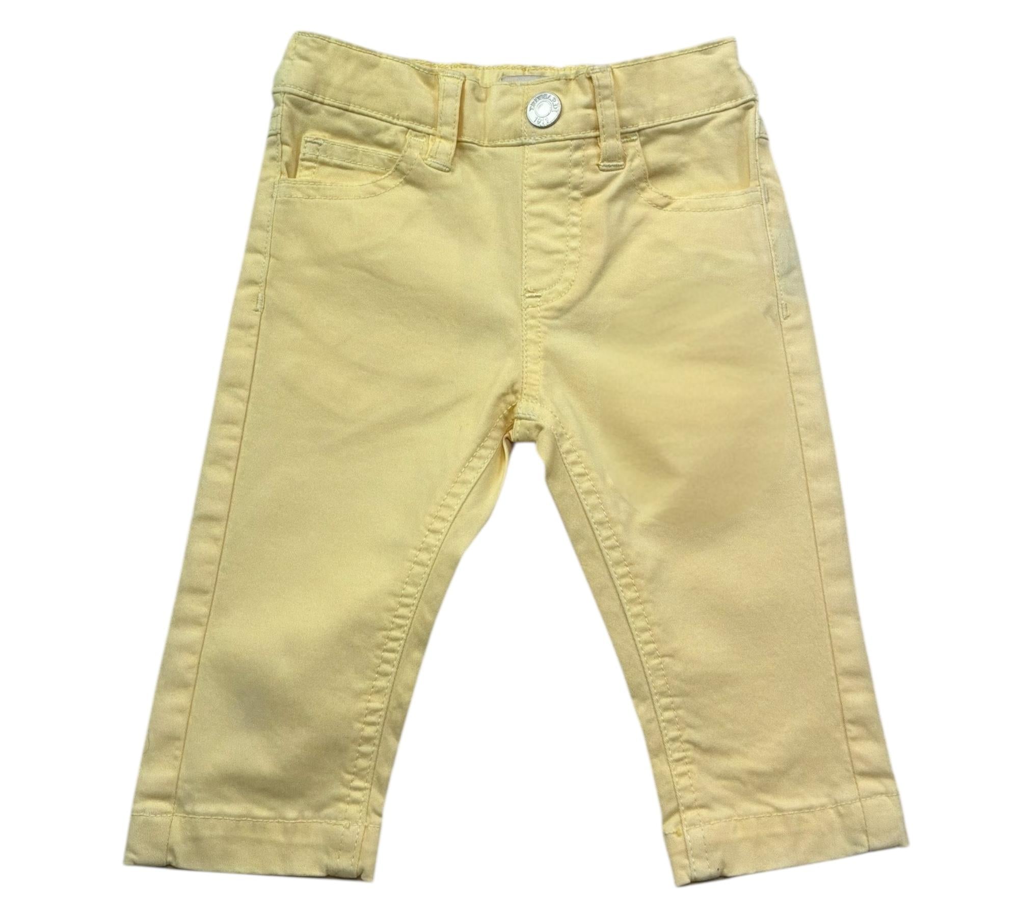 Trussardi Pantalone Tinta Unita con Elastico In Vita per Neonato TIP26025PA GIALLO TRUSSARDI 