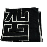 John Richmond Telo Mare Tinta Unita con Logo per Bambina RGP26031TM NERO JOHN RICHMOND 
