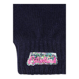 BillIEBLUSH guanti tinta unita con pailettes Blu per Bambina U20593 BLU BillIEBLUSH 