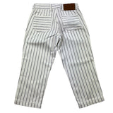 Fay Plain Trousers Striped Pattern White For Boys
