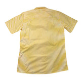 Louis Dieudonne' Plain Shirt Half Sleeve Striped Pattern Yellow For Boys