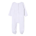 Dsquared2 Tutina Tinta Unita con Stampa per Neonato DQ2506 BIANCO DSQUARED2 