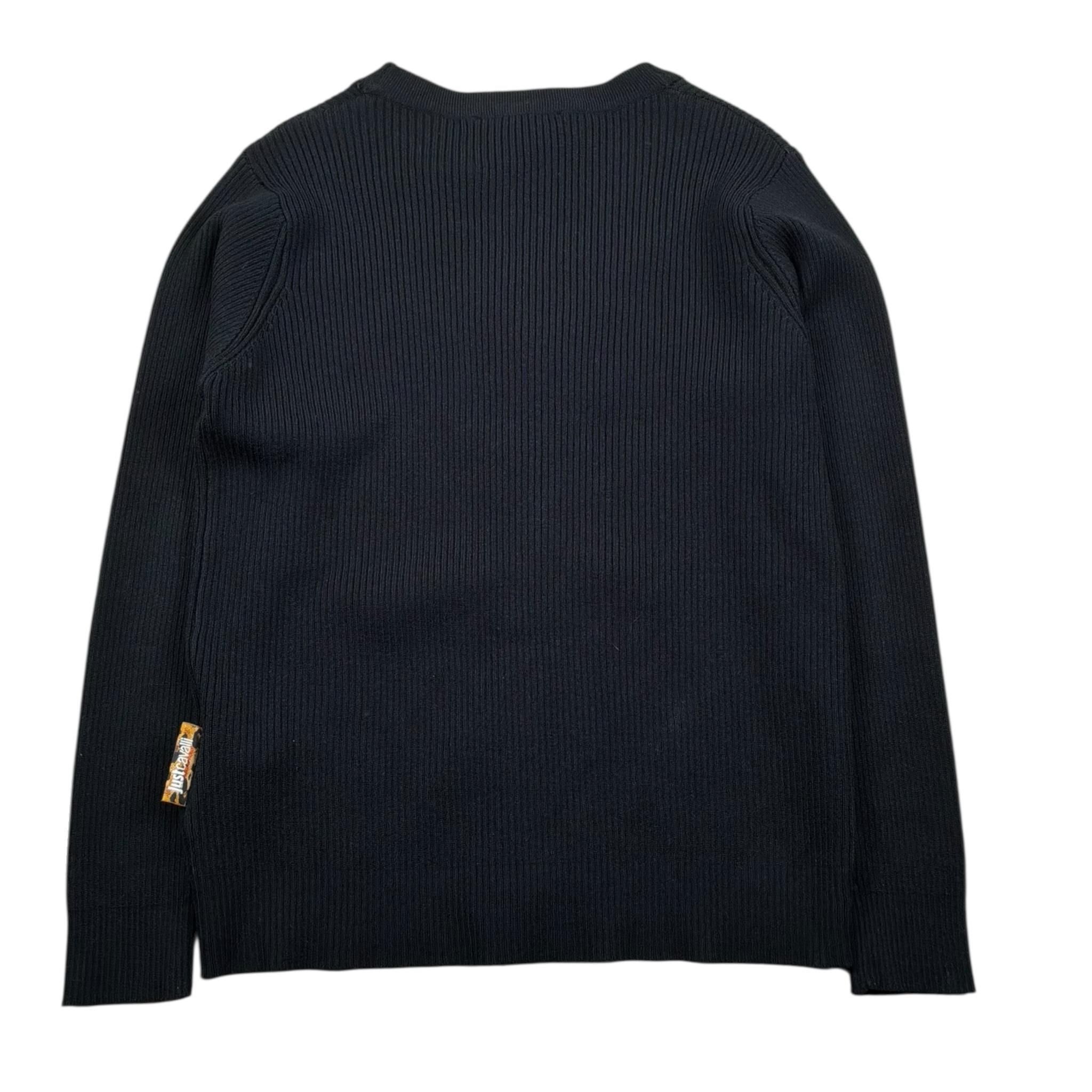 Just Cavalli Cardigan Tinta Unita per Bambino JGP26156CD NERO JUST CAVALLI 