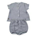 Calamaro Completo 2 Pezzi Camicia-Culotte per Neonato 17727 BLU CALAMARO 