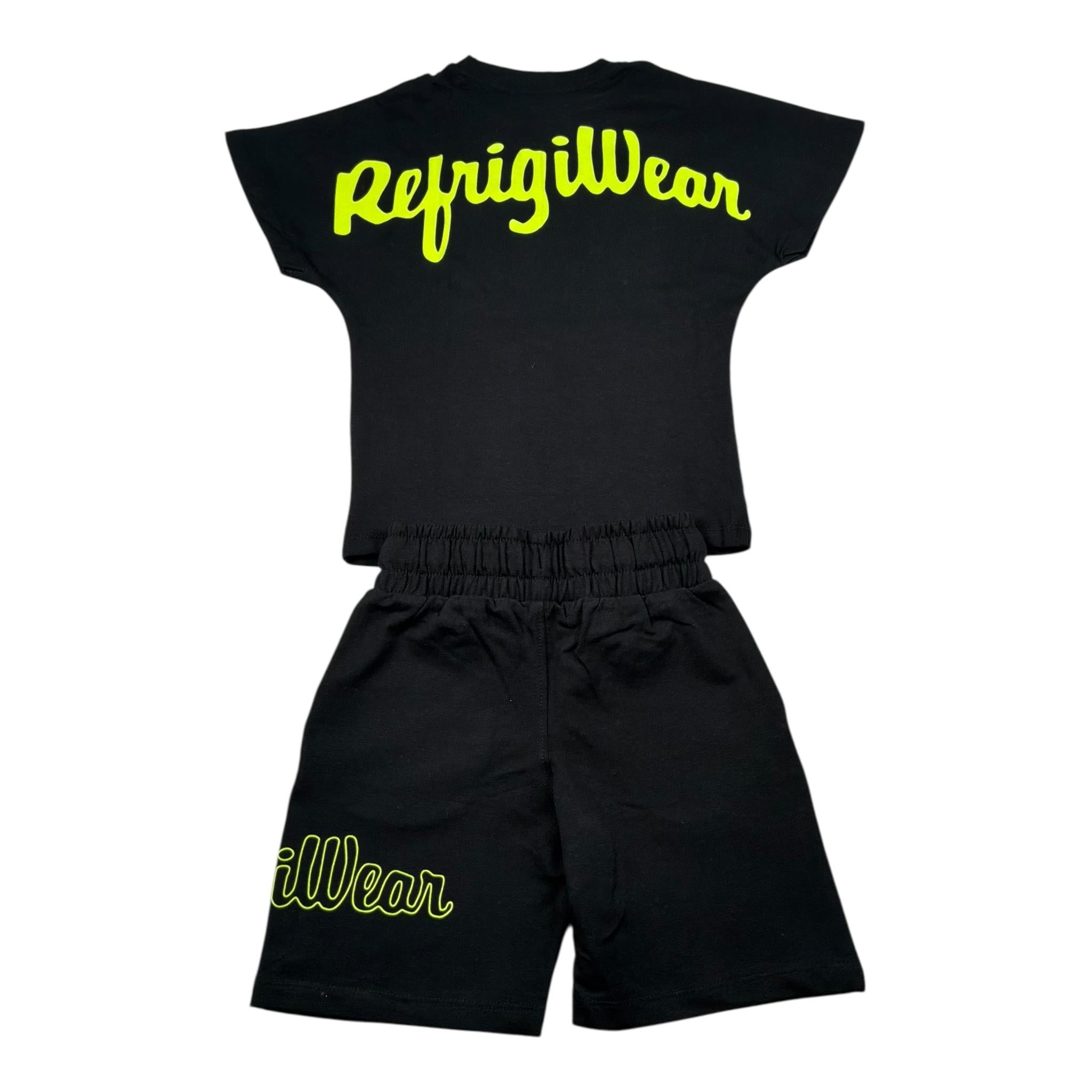 Refrigiwear Completo 2 Pezzi T-Shirt-Bermuda per Neonato R1101W25N NERO REFRIGIWEAR 