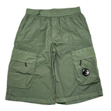 CP Company Bermuda Solid Color with Pockets Green for Kids