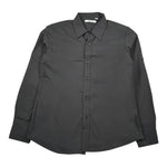 Over-D Camicia Tinta Unita Manica Lunga per Bambino OK248CM NERO OVER-D 