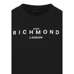 John Richmond Felpa Chiusa Girocollo Tinta Unita con Logo per Bambino RBP25005FE NERO JOHN RICHMOND 