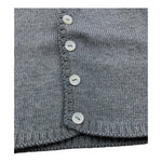 COLIBRI gilet tinta unita in maglia Grigio per Neonato 9MGILET GRIGIO COLIBRI 