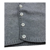 COLIBRI gilet tinta unita in maglia Grigio per Neonato 9MGILET GRIGIO COLIBRI 